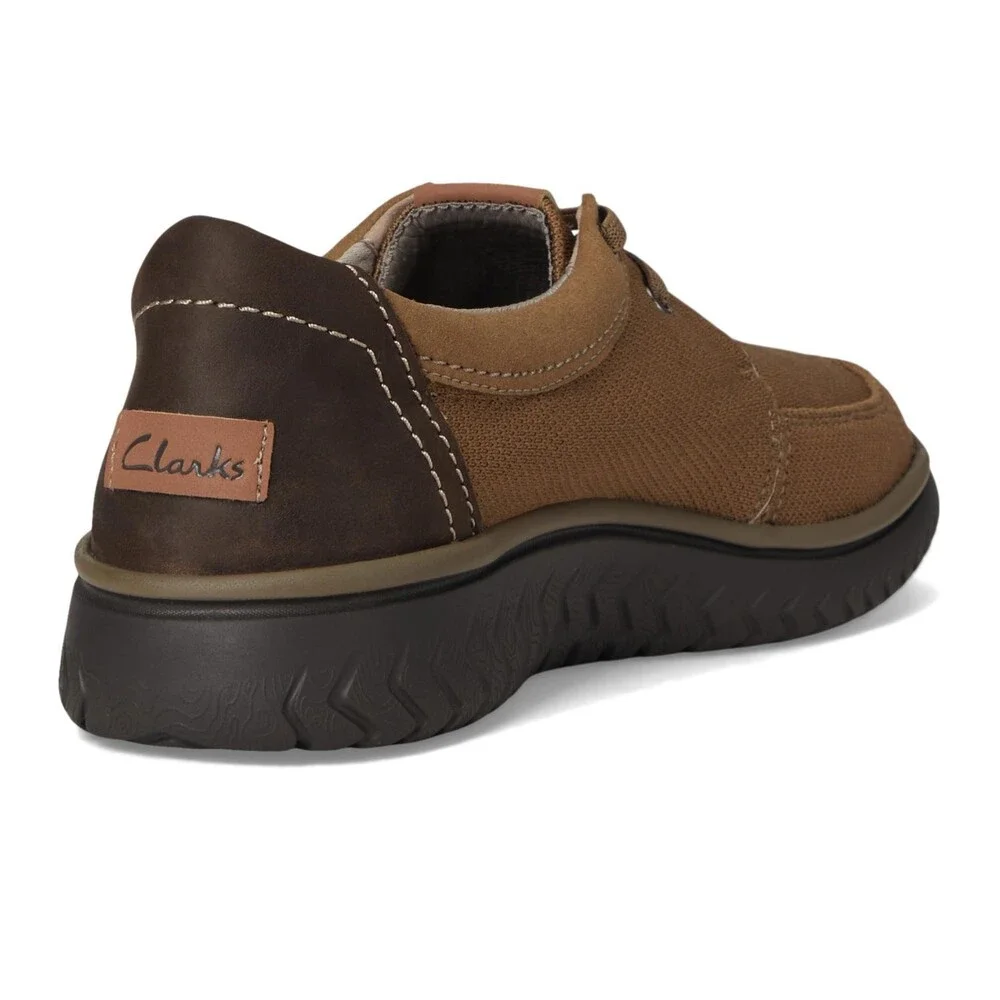 Clarks RelaxLite Lace 26181994 Men's 11 D Light Brown Lace Up Boat Shoe MEW2333